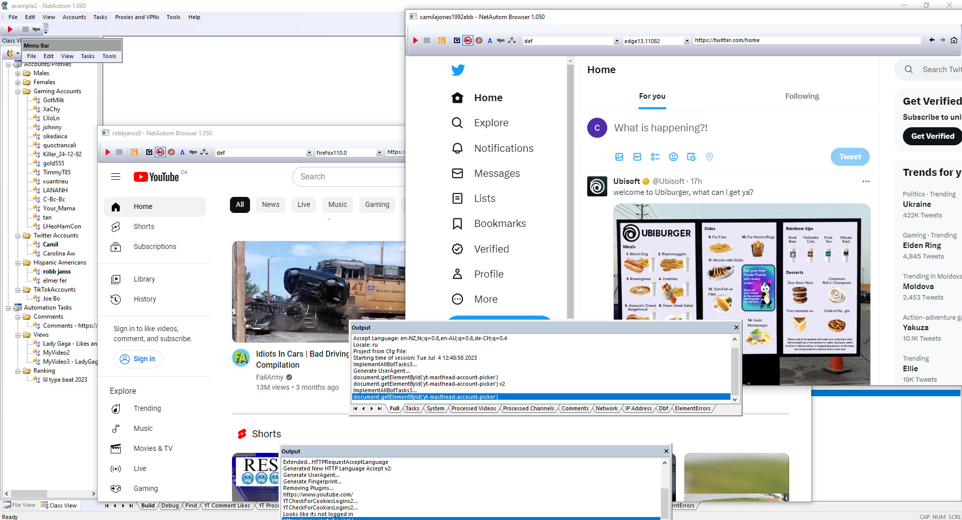 NetAutom Screenshot 1